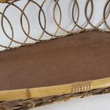 Wicker baby bassinet