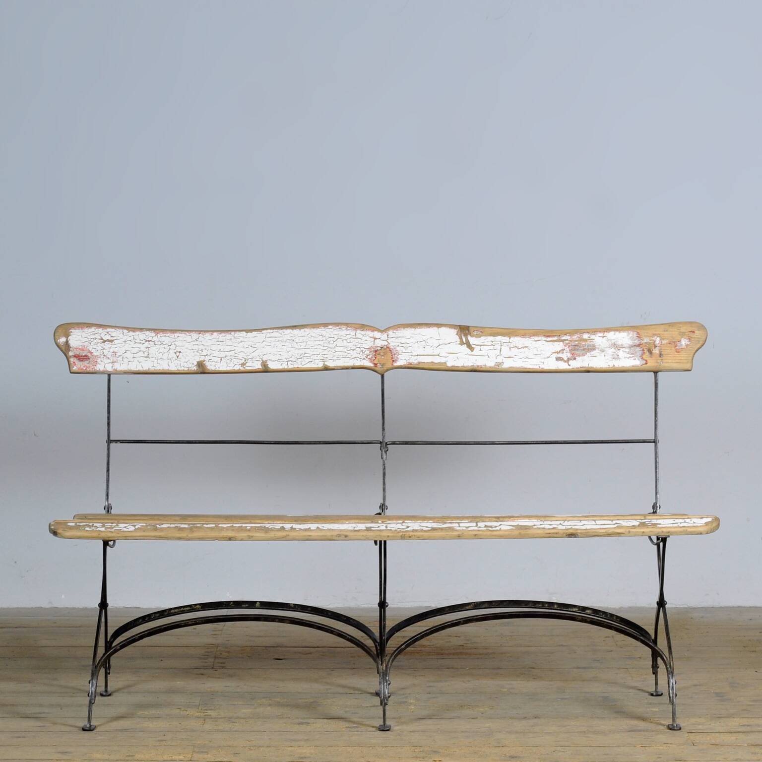 Folding bench, circa 1900