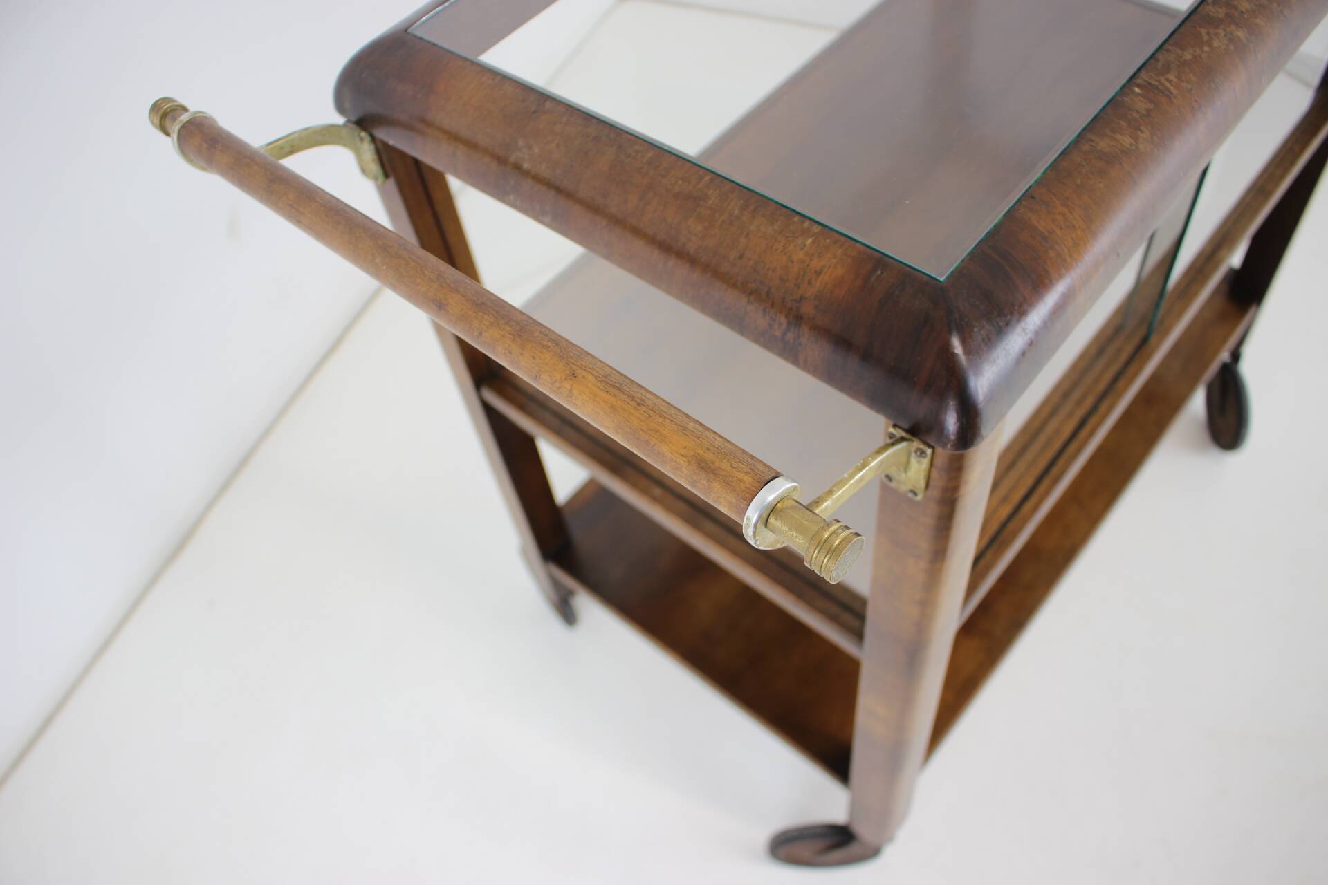 1930s Art Deco Serving Bar/Cart, Czechoslovakia