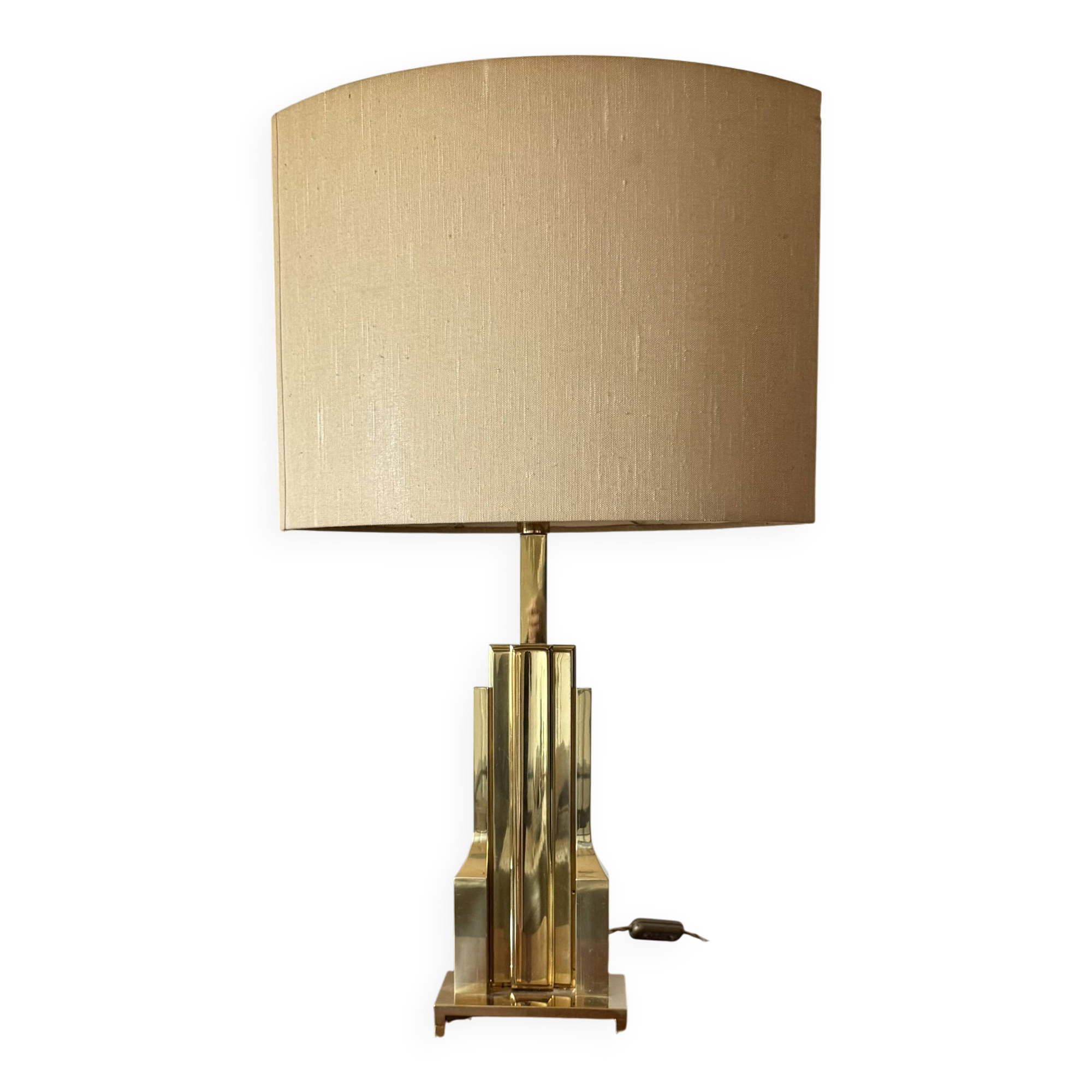 Luciano Frigerio, Hollywood Regency mod. Tartaro table lamp base, Italy 197