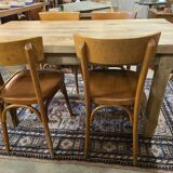 Vintage solid oak farmhouse table