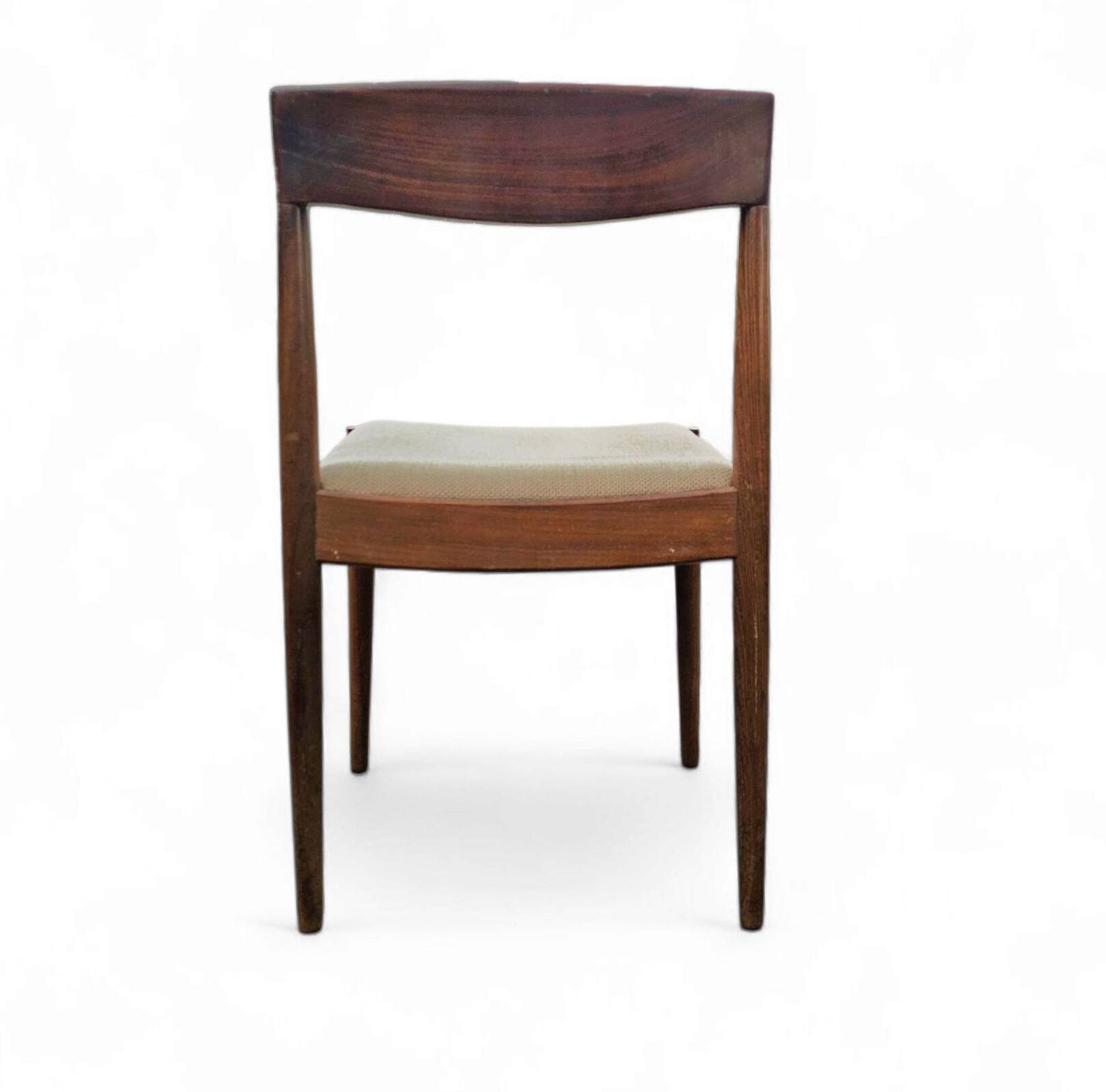 4 Scandinavian teak dining chairs / 1970s