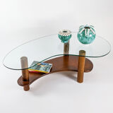 Free-form coffee table, French design, 1960