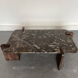 Table Basse en Forme de Larme en Marbre, 1980s