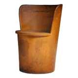 Trunk armchair Kubbstol Suede 1900