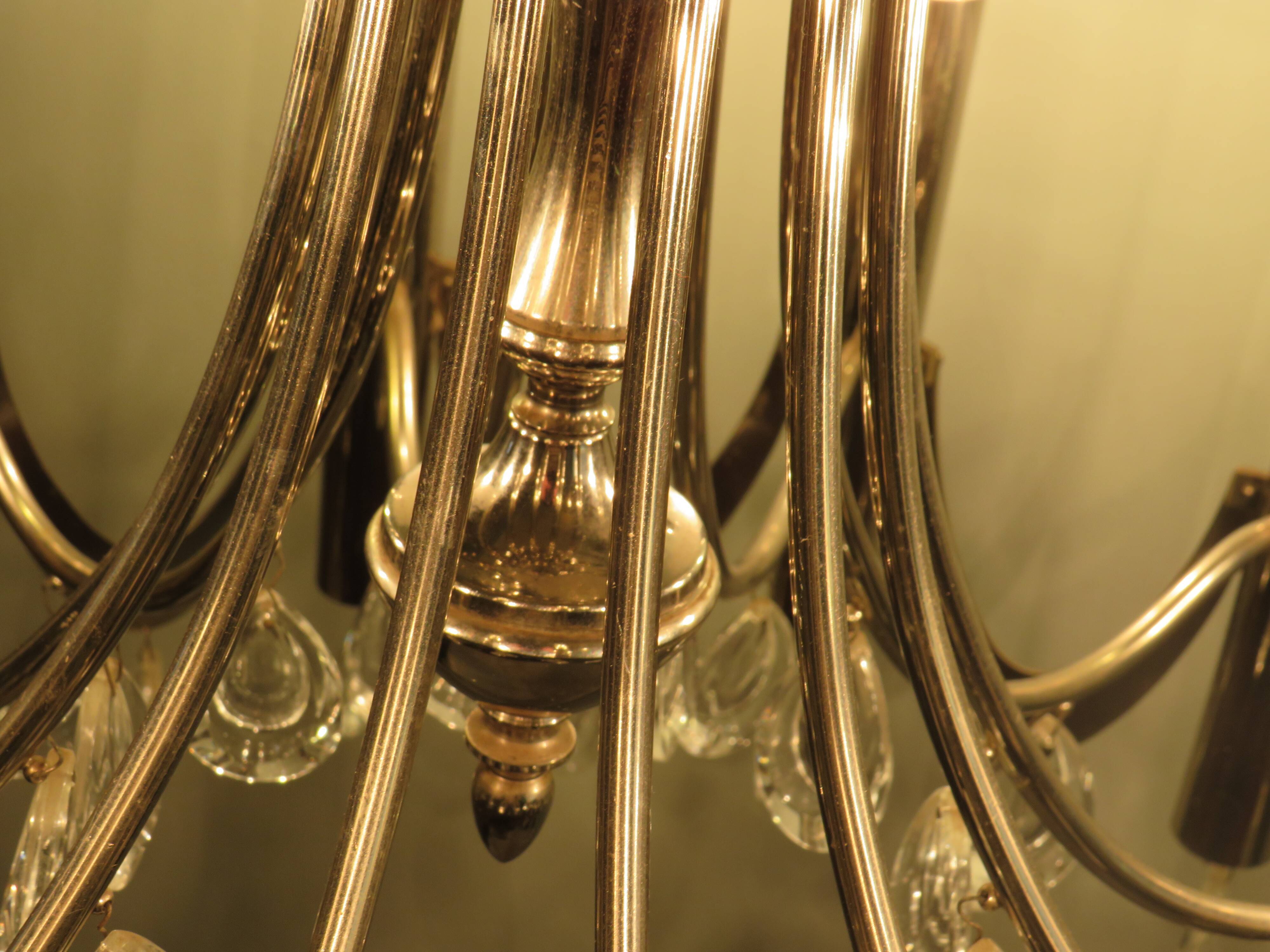 Stilkronen Lustre by Oscar Torlasco Italy 1970