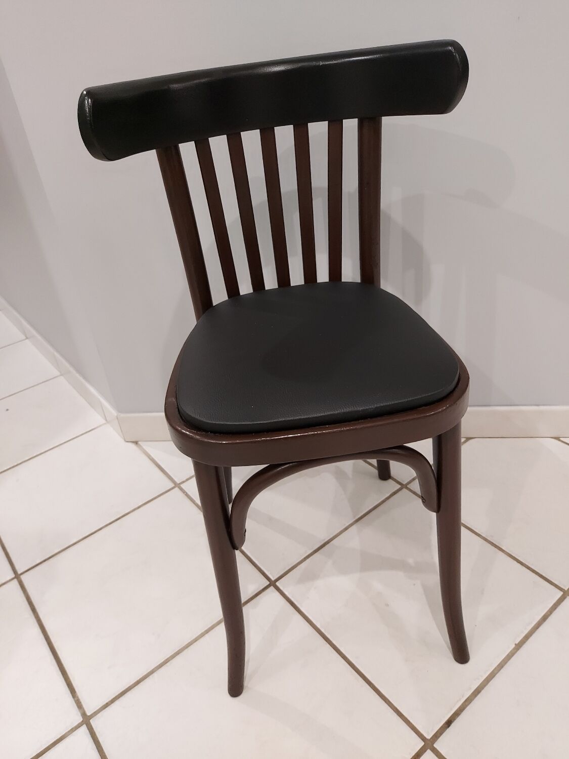 Set of 6 bistro chairs from the 1970s