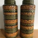 Pair of West Germany vases 40 cm, 1970s