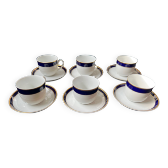 Tasses et sous tasses porcelaine Arzberg