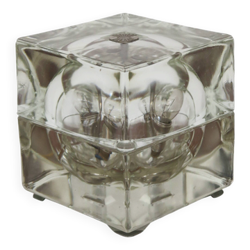 Cubosfera Glass Table Lamp design Alessandro Mendini, Italy 1960s