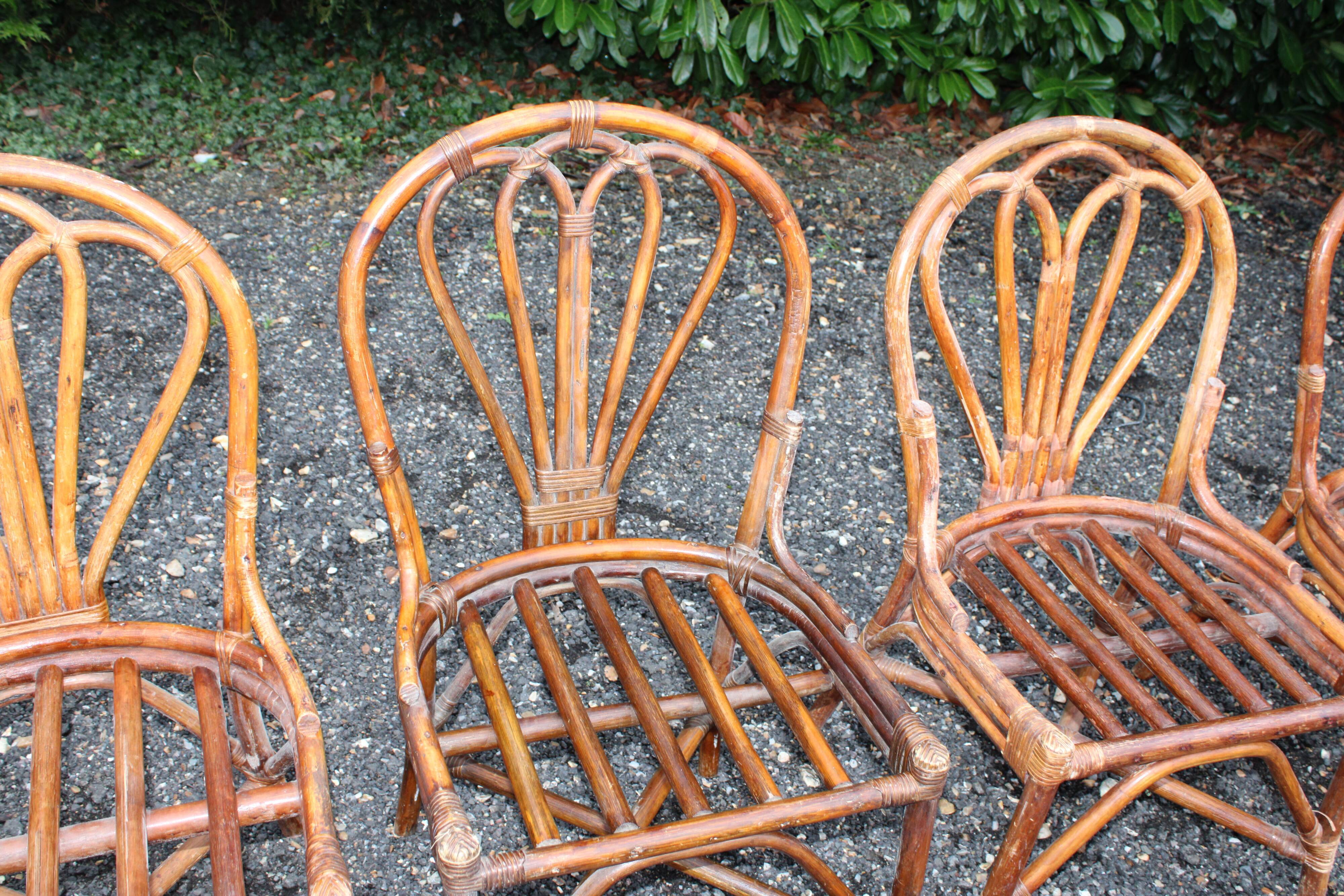 Rattan chairs