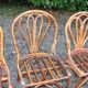 Chaises en rotin