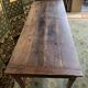 Farmhouse table in solid oak period 19th century restored