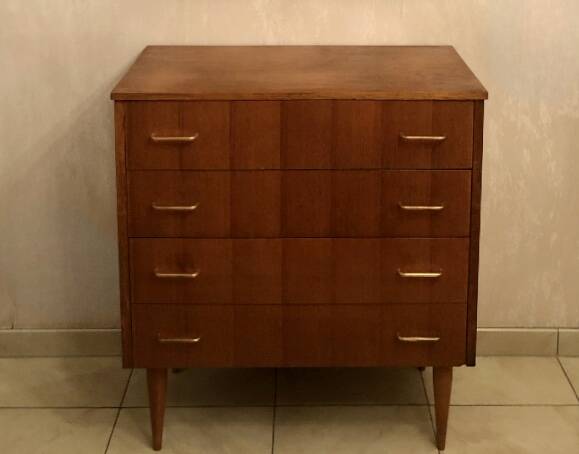 Commode scandinave en bois des années 60’