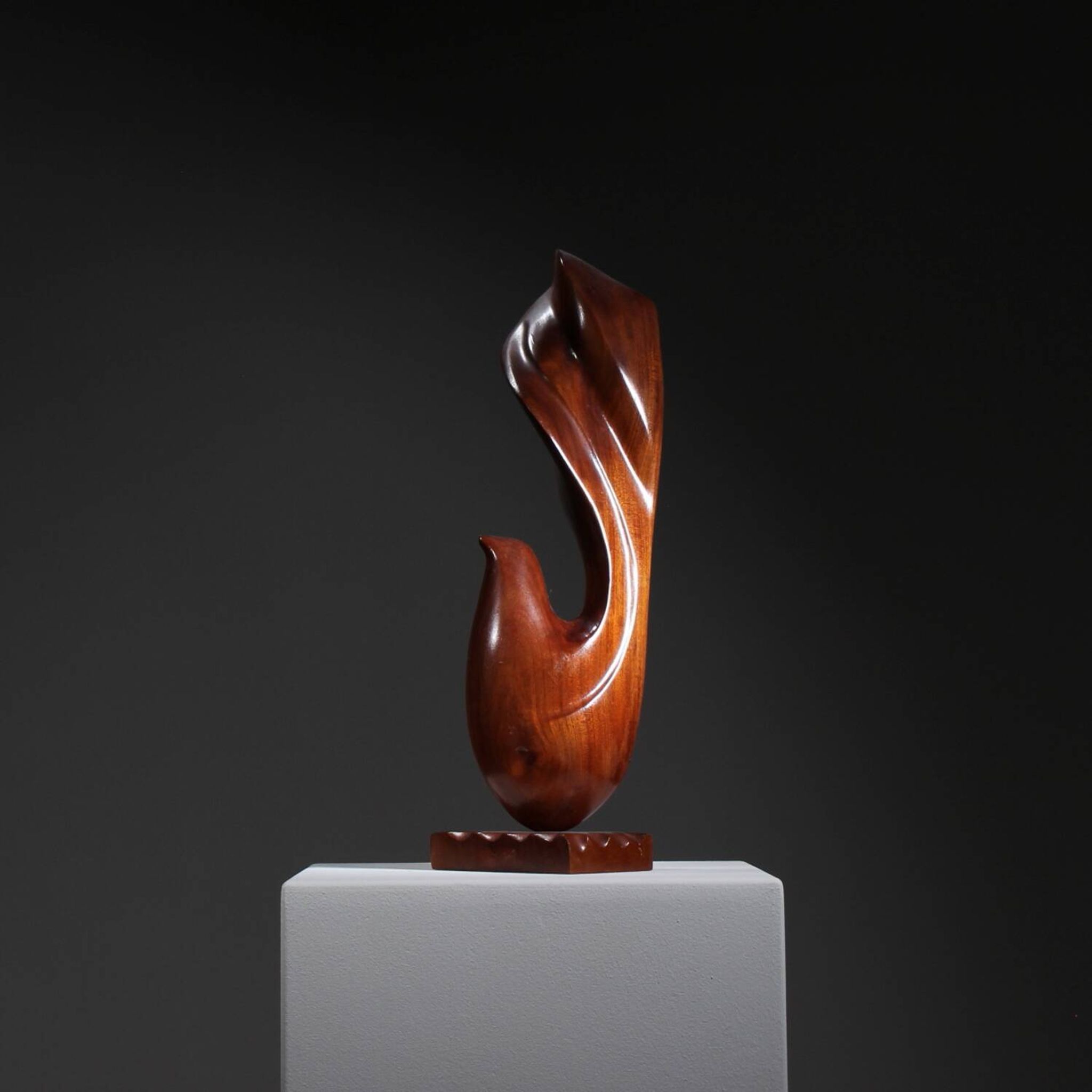 Abstract Wooden Sculpture | Germany 1980s