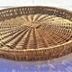 Wicker tray for cheeses