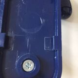 Patère porte manteau Arco bleu vintage design Italy Luigi Caramella