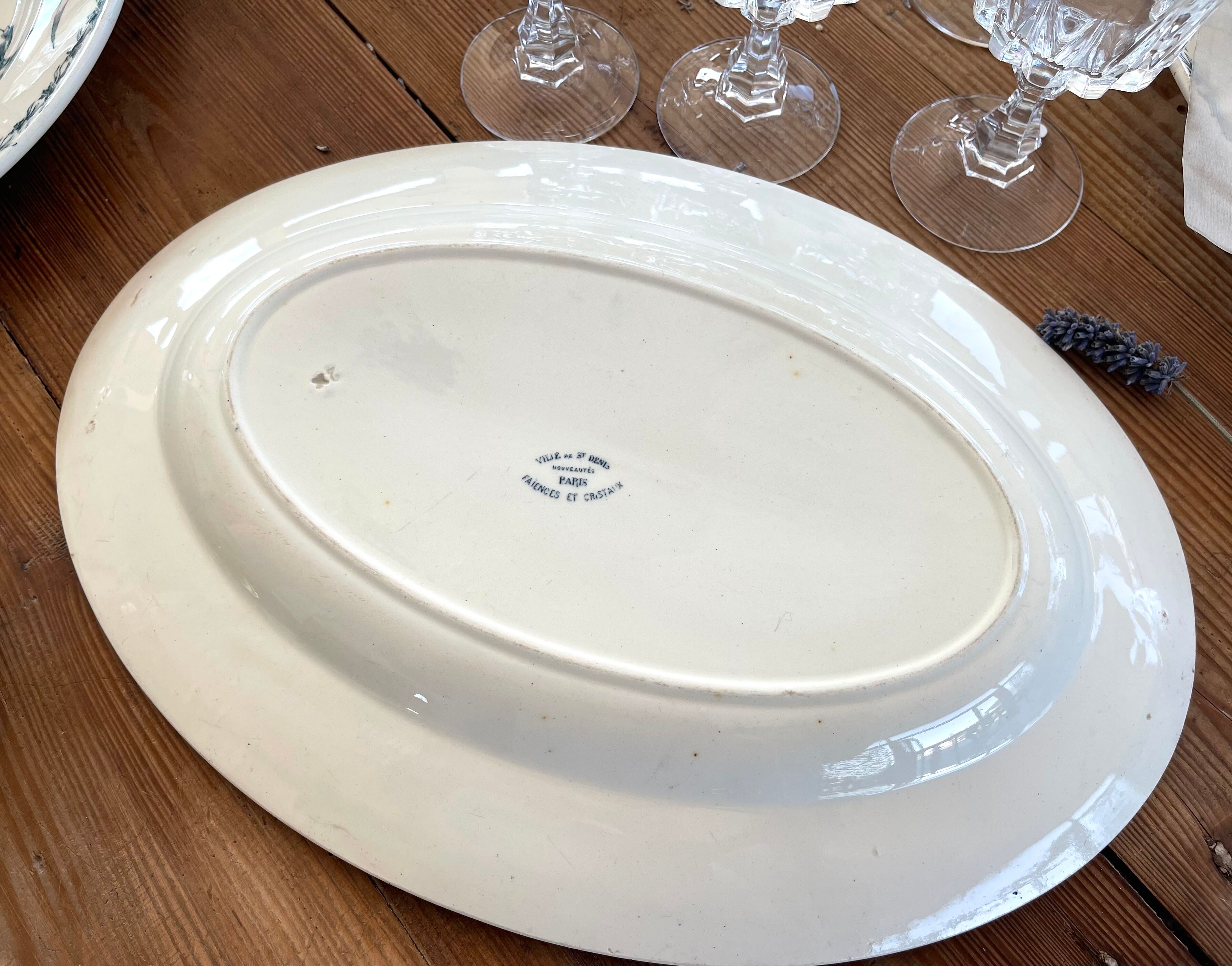 Oval flat Iron Earth