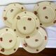 5 assiettes plates du Moulin des Loups et Hamage modèle Paul