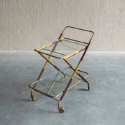1950s Italian Bar Trolley, Attributed to Cesare Lacca