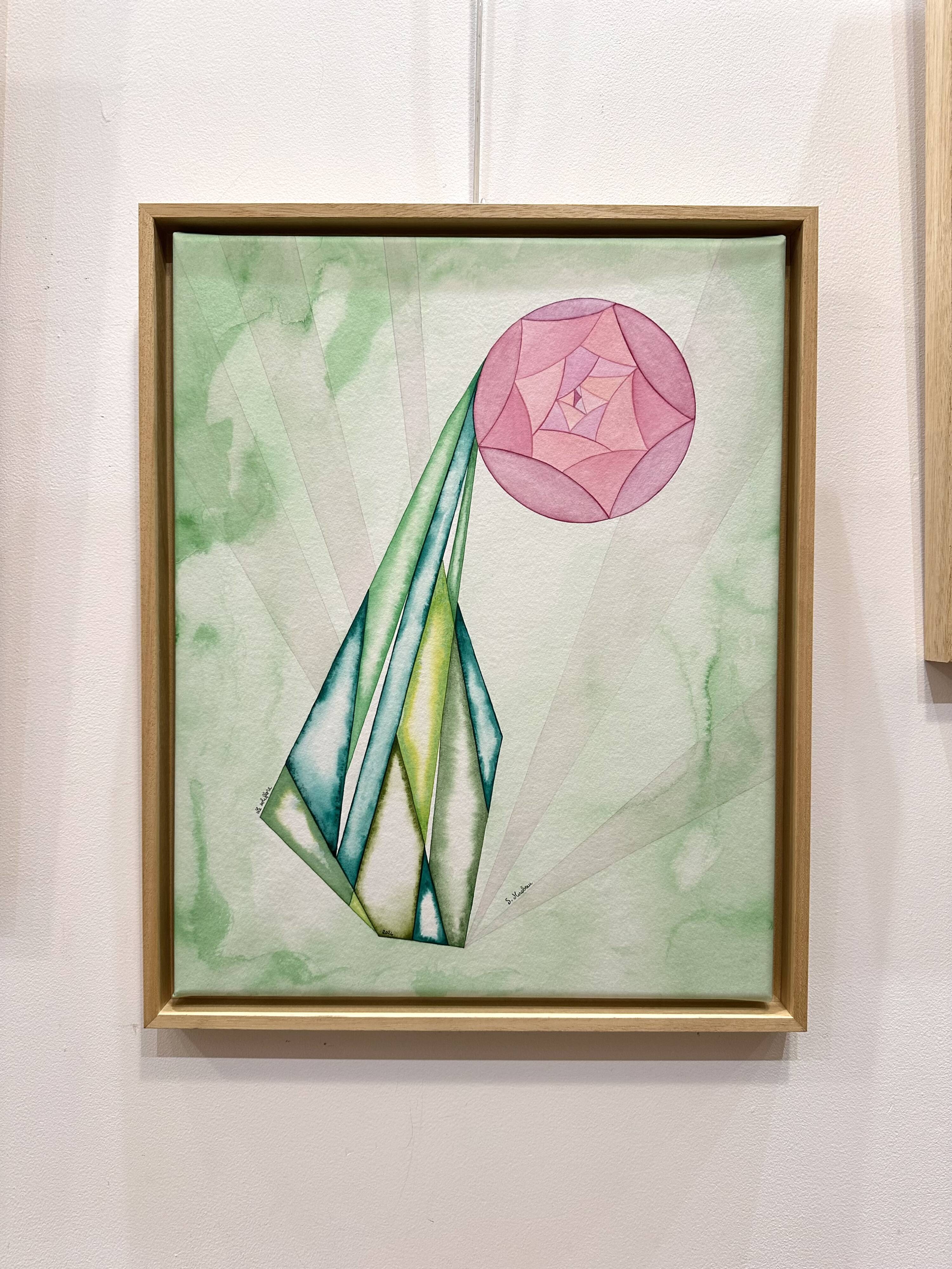 Still life pink flower