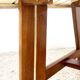 Modernist laminated wood coffee table, 1970.