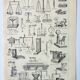 Old engraving 1898, Old balance, seesaw • Original and vintage lithograph