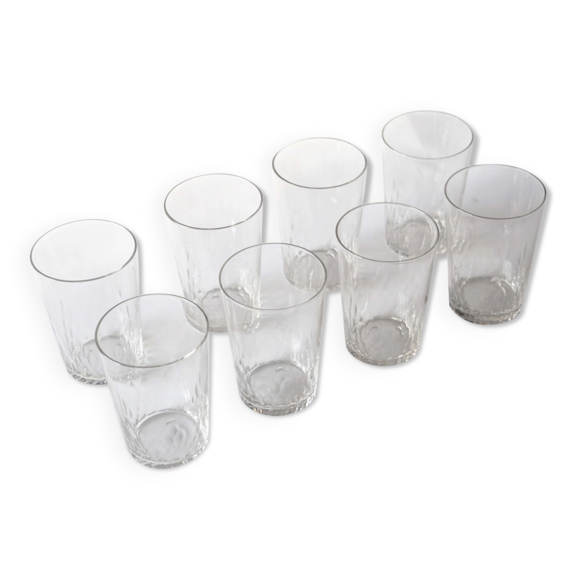 Set of 8 Baccarat crystal glasses