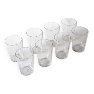 Lot de 8 verres cristal - baccarat