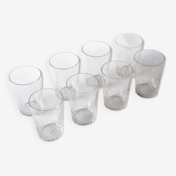 Set of 8 Baccarat crystal glasses