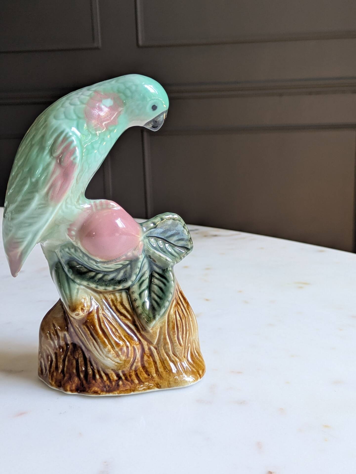 Vintage Barbotine figurine