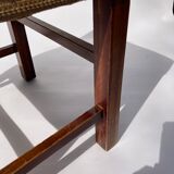 Classic Danish mahogany stool