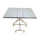 Vintage shapeica folding table and chrome feet 60/70