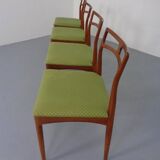 Model 94 Teak Dining Chairs by Johannes Andersen for Christian Linneberg, 1960s, Set of 4