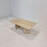Italian travertine coffee table
