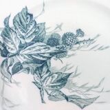 6 Sarreguemines Blackberry Deep Plates