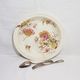Hollow serving dish in Luneville earthenware model Poppy, iron earth, vegetable