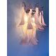 Blush Pink Murano Glass Selle Wall Sconces – A Pair