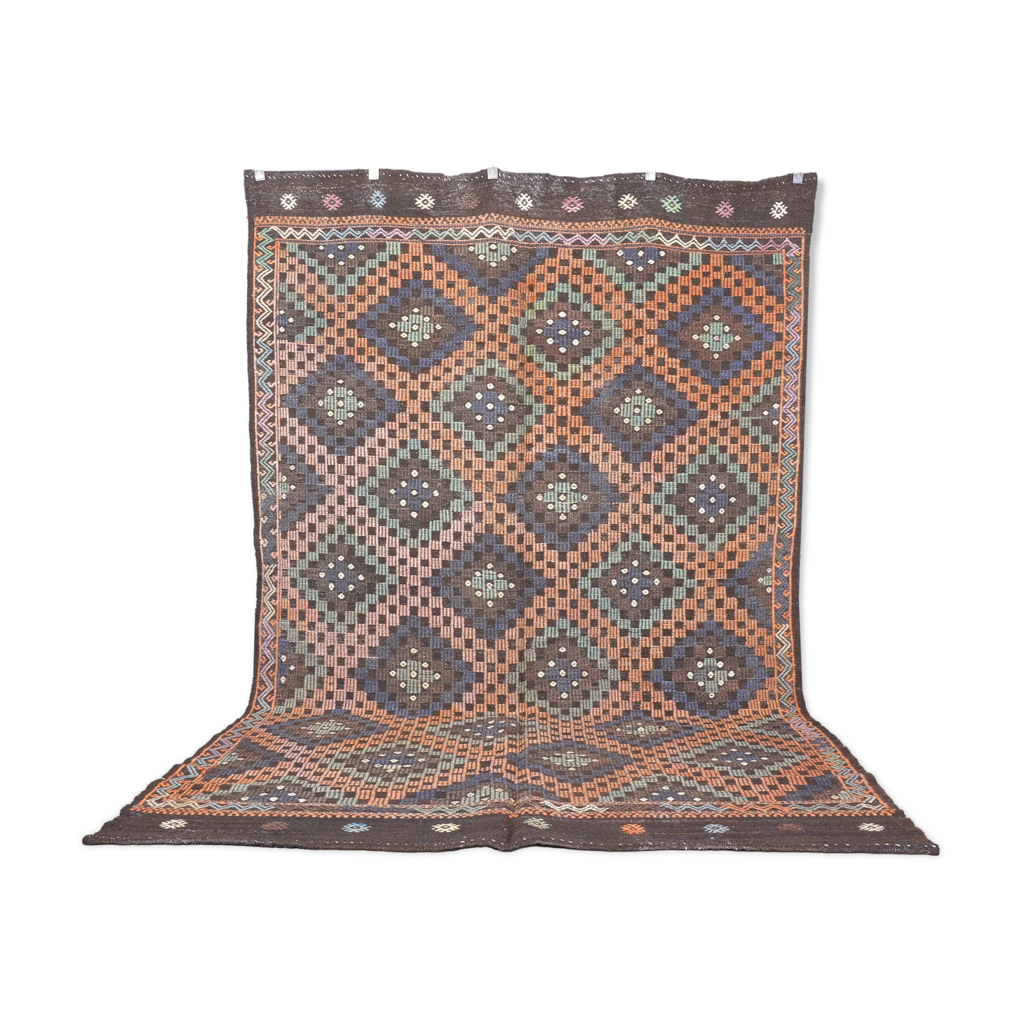 Oushak Vintage Handwoven Kilim Rug sku1861