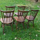 Set of 5 chairs bistro Baumann