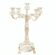 European 5-Head White Candle Holder, Home decor