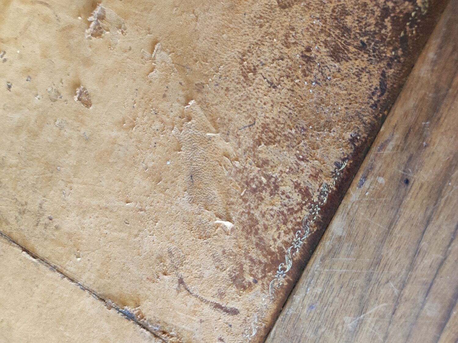 Louis Philippe flat desk in walnut