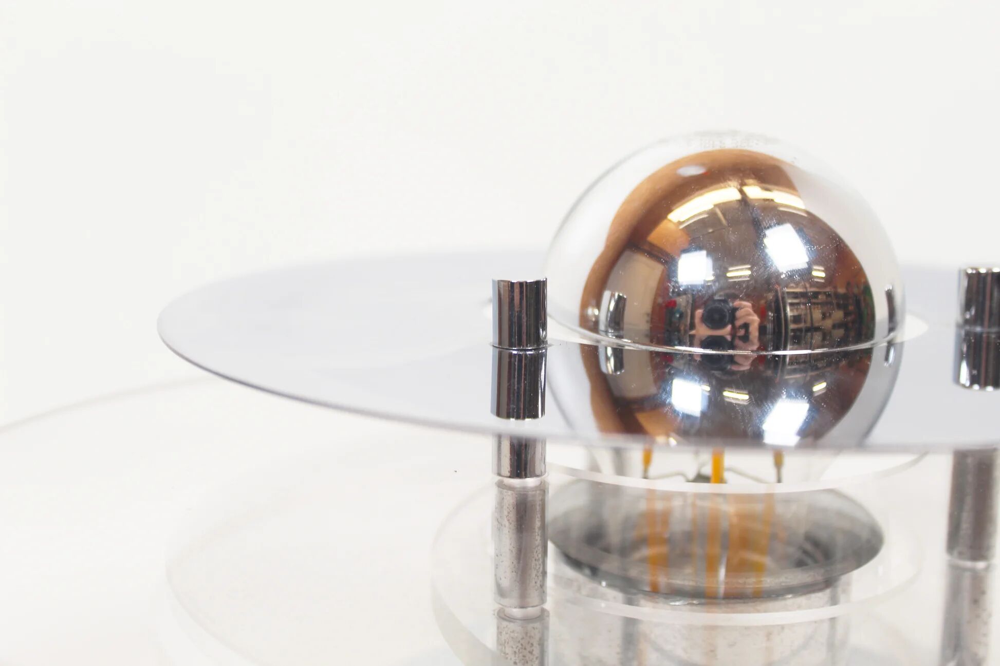 Pair of acrylic wall lamps by Jocelyne Trocmé for Galerie Oxar