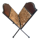 Raffia magazine rack
