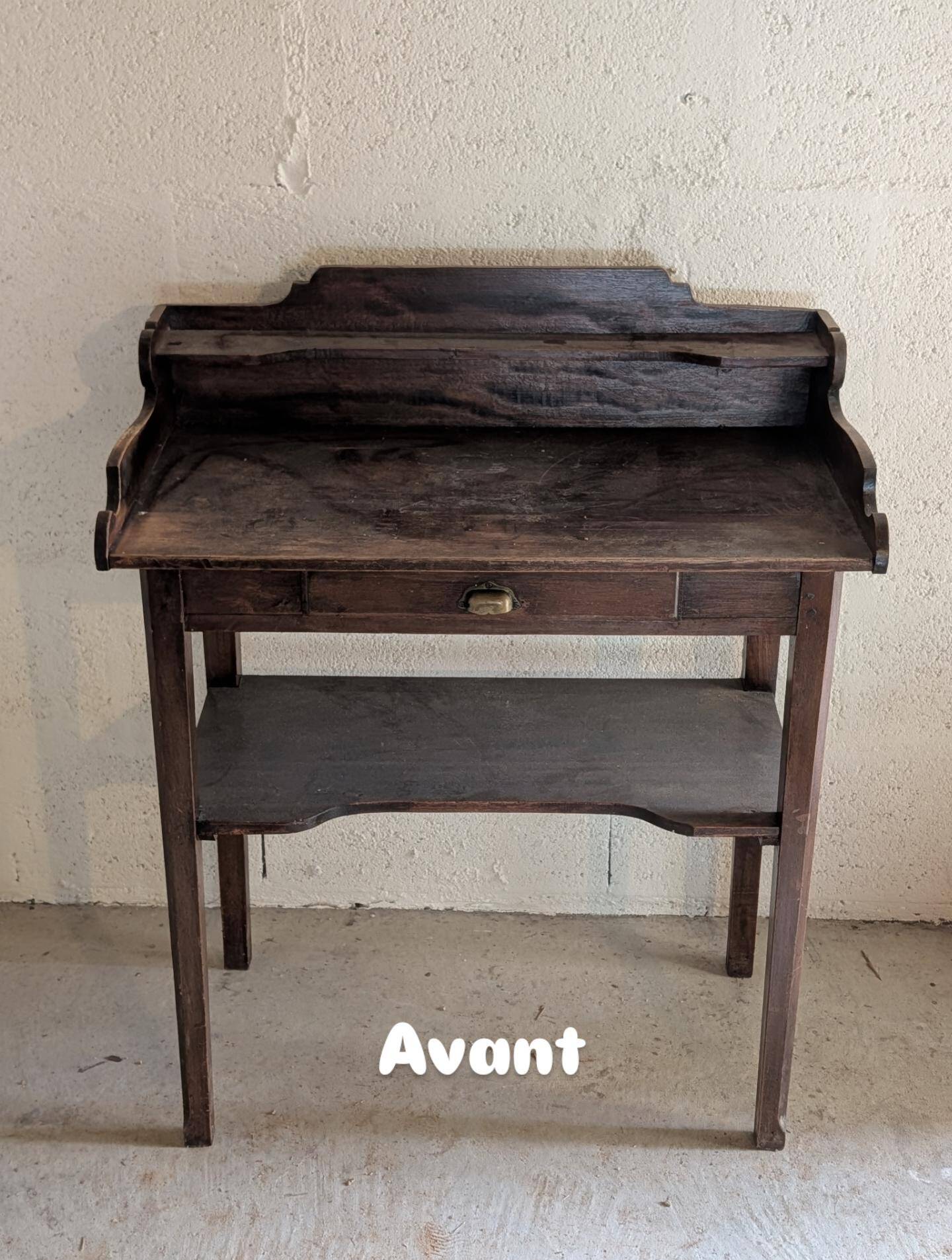 Renovated antique dressing table