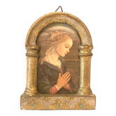 Florentine icon in gilded wood