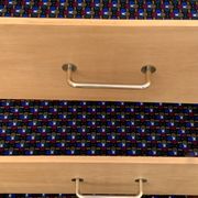 1960 compass foot chest of drawers