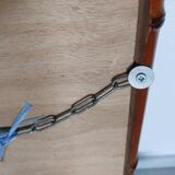 Large vintage bamboo mirror