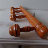 Coat racks or wooden hats 70s