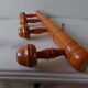 Coat racks or wooden hats 70s